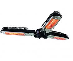 Elettrovivere Demetra Lampada Riscaldante per Ombrellone 1300 W, Grigio, 10030, 3 unitÃ