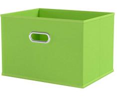 Zeller 14414 contenitore, in tessuto non tessuto, Verde