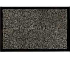 Floormad Asciugapasso Tappeto, Tessuto, Grigio, 60x90