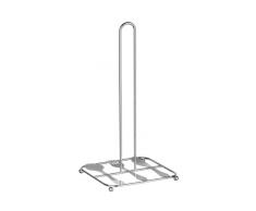 Premier Housewares Portarotolo cromato, Design posate, 31 x 15 x 15 cm