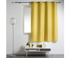 Douceur dIntÃ©rieur Essentiel - Tenda con occhielli in plastica/poliestere,, ceramica, tiglio, 140 x 180 cm