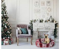 Sogni e Capricci Cuccia Snow, Rosso, 62 x 50 x 17 cm