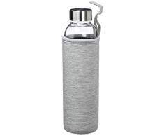 Oryx 5024200 - Bottiglia per acqua in vetro, 550 ml Custodia in neoprene con manico. Senza BPA, vetro