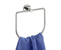 WENKO 17805100 Power-Loc, Portasciugamani Angolare, Flessibile,16.5 x 18 x 5 cm, Cromo