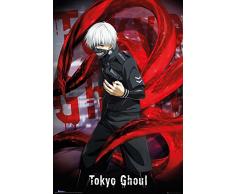 Tokyo Ghoul Poster Parete Decorativo, Non Laminato, 61x91,5