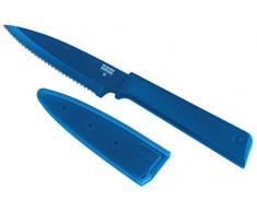 Kuhn Rikon Colori - Coltello seghettato per tritare, Blu