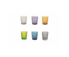Villa dâEste Home Tivoli Marrakech Set Bicchieri Acqua, Multicolore, 6 UnitÃ