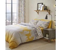 Catherine Lansfield Cityscape - Set Copripiumino + Federa per Cuscino, per Letto da 180 cm, in Cotone, 260 x 240 cm + 2/50 x 110 cm 3