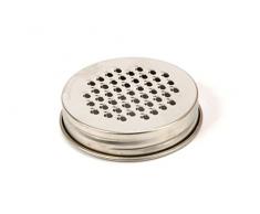 Bormioli Rocco Quattro Stagioni Set 26 Tappo Inox Â´GeniettiÂ´ Grattugia Utensili da Cucina, Acciaio Inossidabile