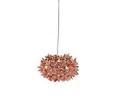 Kartell Bloom S2 Lampada da Soffitto G10, Oro (Rame), Ã 28 H19 H minÃ·max: 29Ã·219 cm