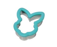 Wilton 2310-3713 Tagliapasta Grippy Coniglietto, Acciaio, Verde