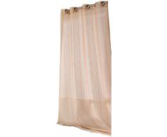 Linder 1170/37/375FR - Fluolin, Tenda con 8 occhielli, 145 x 280 cm, colore: Beige/Arancione