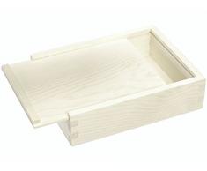 KnorrPrandell 8735705, FSC, Scatola in Legno, con Apertura Scorrevole, 16 x 12,5 x 4,5 cm