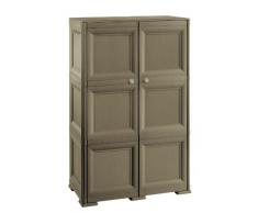 Tontarelli Omnimodus Armadio 3 Moduli, WengÃ¨, 79x47x125 cm