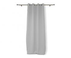 Soleil dOcre 032230 - Tenda in poliestere con occhielli,Modello Alix,Poliestere, Grigio, 140 x 180 cm