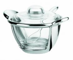 Guzzini Look Formaggera 16,5 x 12,5 x H 10 cm, Cromato