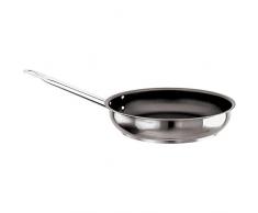 Paderno 11117-20 Padella Antiaderente, in Acciao Inox, 1 m, 20 cm