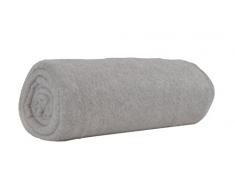 Poyet Motte uno Plaid in Pile Poliestere Acciaio 130Â x 170Â cm