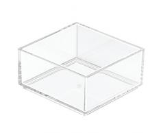 Organizer Per Posate Trasparente Con Coperchio E Scarico – Contenitore Per Cassetti Da Cucina In PP, 25,5x10x7,3 Cm, Antiscivolo - 5