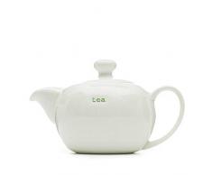 Make International TeaPot Teiera Love, Porcellana, Bianco