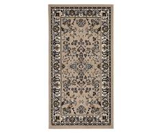 andiamo Tappeto orientale classico persiana – Motivo decorativo a pelo corto – 80 x 150 cm beige