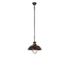 SULION Navy lampada a sospensione, E27, 40Â Watts, Marron, 33Â x 33Â x 33Â cm