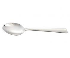 Arcos Serie Toscana - Scatola 12 Pezzi Cucchiaio Dessert Cucchiaio Frutta Cucchiaio Tavola - Monoblocco Unipezzo Acciaio Inossidabile 18/10 e 180 mm Colore Argento (12 PCS)