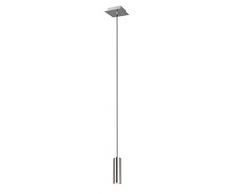 Trio Leuchten 312400107 - Lampadario a sospensione Marley, in metallo nichelato opaco (non incluso) 1 x GU10