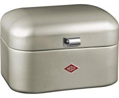 WESCO Single Grandy Contenitore per Pane Rettangolare Grigio Acciaio