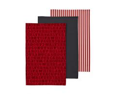 Premier Housewares 5100135 Set da 3 Strofinacci Carnival, 100% Cotone