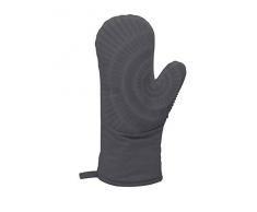 Lacor 61033- Guanto da Cucina Tessuto + Silicone Grigio 33cm