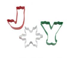 Wilton SET 3 TAGLIAPASTA JOY SET 3 TAGLIAPASTA JOY, Acciaio, Colori Assortiti,