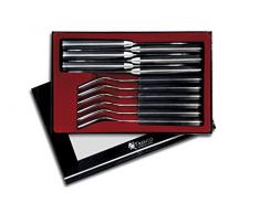 Trento 131501-Set di forchetta e Coltello, 6 Pezzi, fucinati