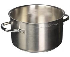 PADERNO 11009-24 Casseruola Bassa, Due Maniglie,in Acciaio Inox, 24 cm