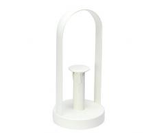 BRIX B 7211Â B Rome Porta Rotolo di Carta da Cucina Bianco