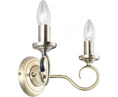 globo, Lampada da parete a 2 luci, 230,0 V