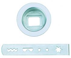 GSW 588027Â pasticcini Heads a Tritacarne, Misura 8, Acciaio Inox, Argento, 15Â x 7,5Â x 2Â cm