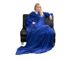 Fleuresse 3143 Fb. 6012 - Coperta con Le Maniche, Circa 165 x 200 cm, Colore: Blu Imperiale