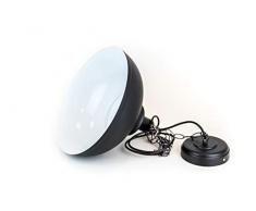 ILLUMINAZIONE DI DESIGN LAMPADA A SOFFITTO NERO