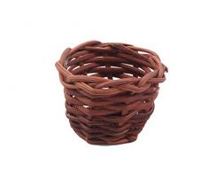 Bertoni in Legno Grande Cestino di Vimini, Legno, Taglia Unica