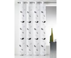Home Maison - Tenda in Stamina, con Occhielli Rotondi, 140 x 240 cm, Colore: Bianco