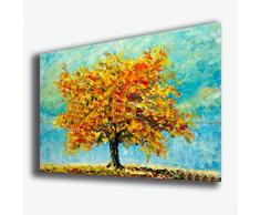 Quadro moderno astratto ALBERO DELLA VITA 50x70 cm arte moderna KLIMT Stile STAMPA SU TELA canvas Quadri Moderni Cucina Salotto Soggiorno Camera da letto