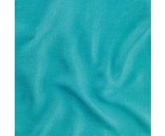 Home Collection TIF121 Tenda Tiffany, Poliestere, Turchese, 140x280 cm