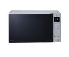 LG Kitchen, MH6565CPS, Forno Microonde Smart Inverter Grill, 5 livelli di potenza, 25 Litri, Inox, 1150 W
