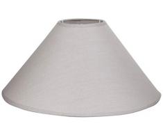 Better & Best 35 Forma Paralume in lino, rotondo, tipo Cina, 35 cm, colore tortora, dimensioni inferiore: 34 x 34, diametro superiore: 9 x 9 cm, altezza: 20,5 cm