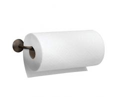 InterDesign Classico Portarotolo Cucina, Porta Rotolo Carta da Cucina da Montare A Muro, Elegante Portarotolo da Parete per Carta Assorbente, Metallo Bronzo