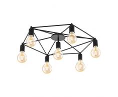 EGLO STAITI Lampada da soffitto 60 W, Nero