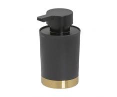 Tiger Tune Dispenser per Sapone Liquido Indipendente, ABS, Ottone Spazzolato, Nero, 6,8 x 12,4 x 8,3 cm