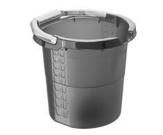 Rotho Daily 10L Rotondo Polipropilene (PP) Antracite Porta Biancheria