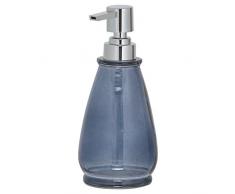 Sealskin Vetro Dispenser per Sapone Liquido, Vetro, Blu, 8 x 18,5 x 8 cm